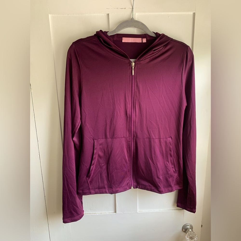 Regna-X Active Lightweight Full-Zip Hoodie - Purple